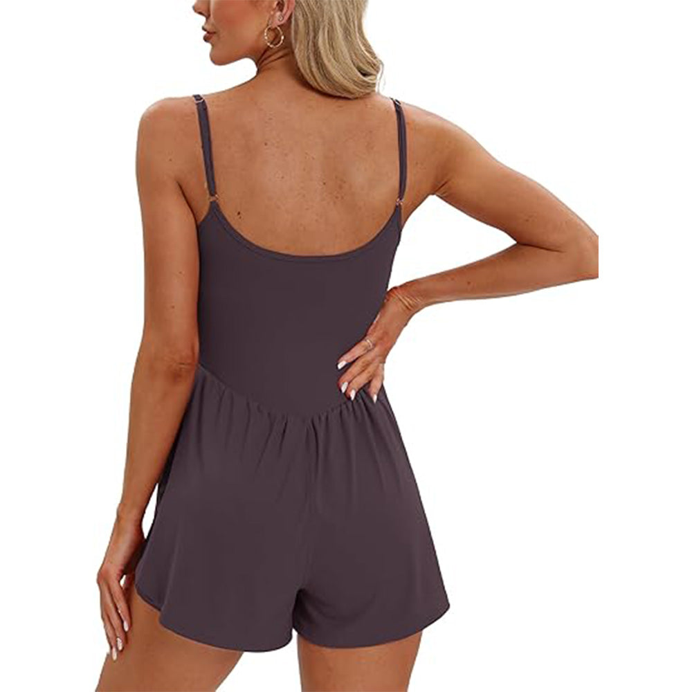 🌴Summer Breeze Essential! Double-Lined Short Romper✨ Adjustable Spaghetti Strap💃 No-Slip Sleeveless Jumpsuit | TikTok’s Hotlist 🌴Summer Breeze Essential! Double-Lined Short Romper✨ Adjustable Spaghetti Strap💃 No-Slip Sleeveless Jumpsuit | TikTok’s Hotlist